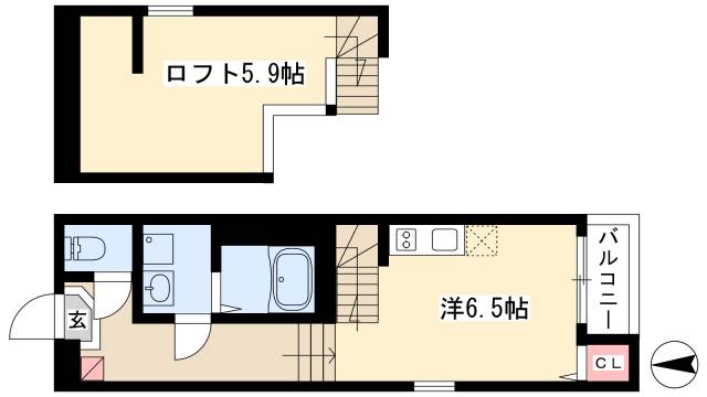 グランツ六番町の間取り