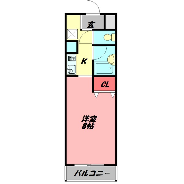 【ギャレ　グラン（旧黒川太子橋マンション）の間取り】