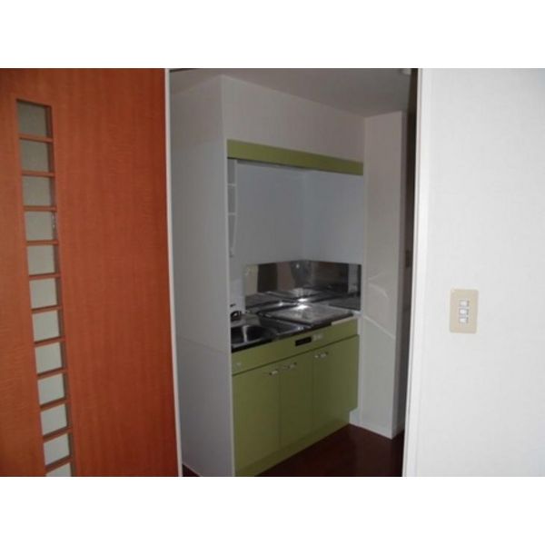 バルコニー　2口IHコンロ　キッチンリフォーム済みで新品です!