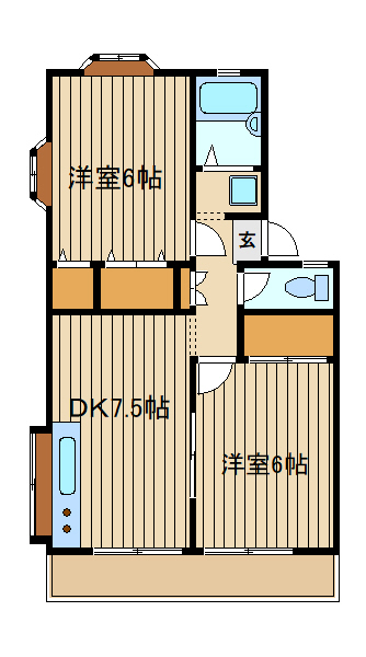 ドリームハイツ2の間取り