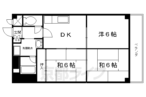 ロイヤルコーポの間取り