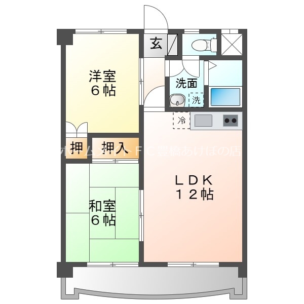 フィオーレ豊橋の間取り