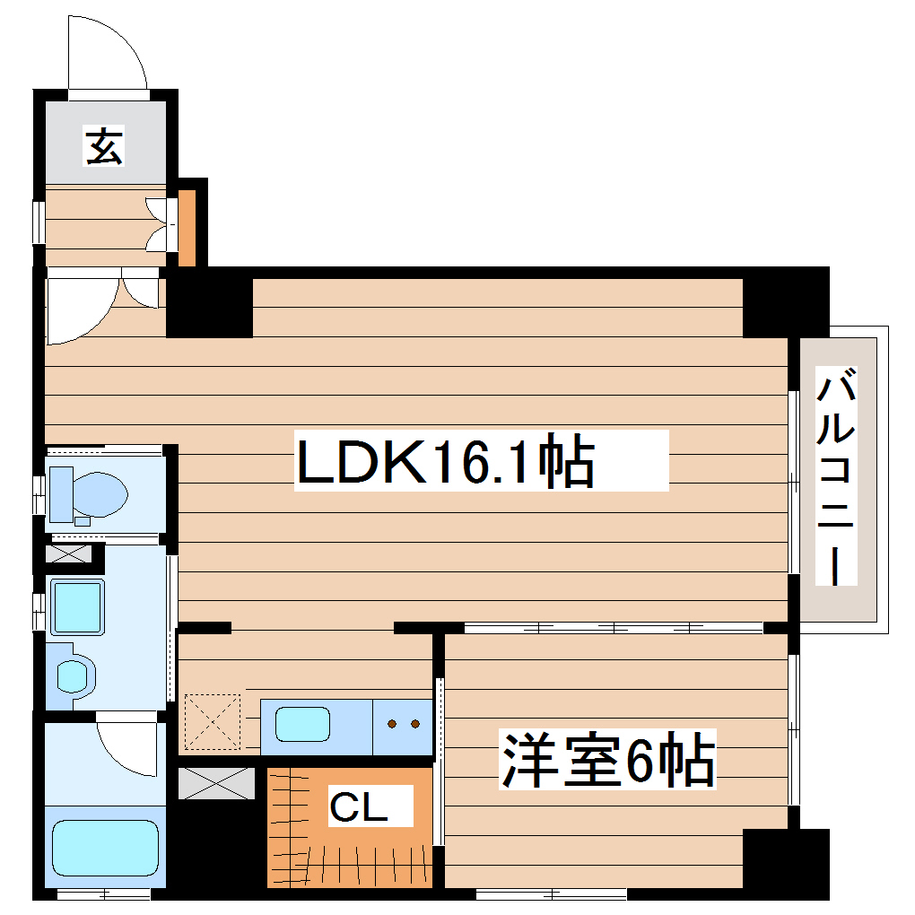 KDXレジデンス一番町の間取り