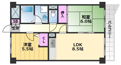 ロフティロットの間取り