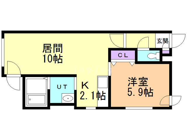 ＫＤＭハイツの間取り