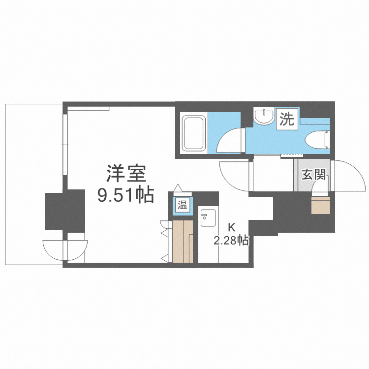 パシフィックタワー札幌の間取り