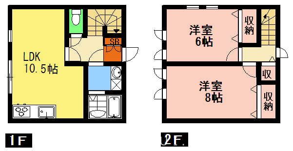 パークサイドテラス稲荷山の間取り