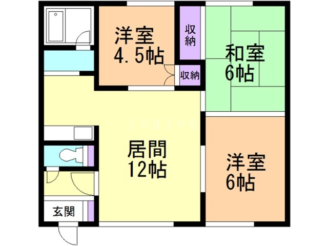 カトレアハイツの間取り