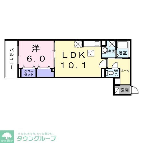 葛飾区新宿のアパートの間取り