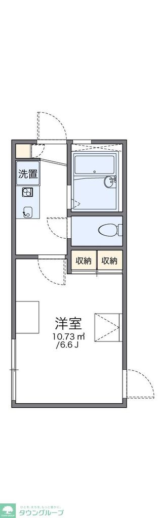 レオパレスフルールの間取り