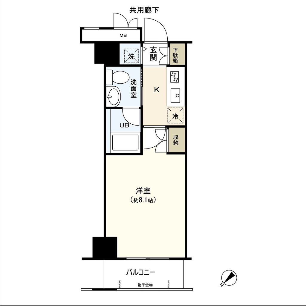 レジデンス仙台駅東の間取り