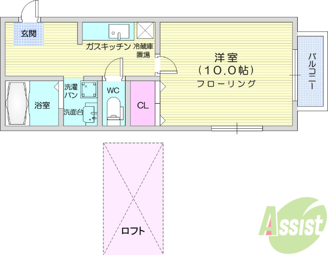 アフォリステーション新田東イーストの間取り