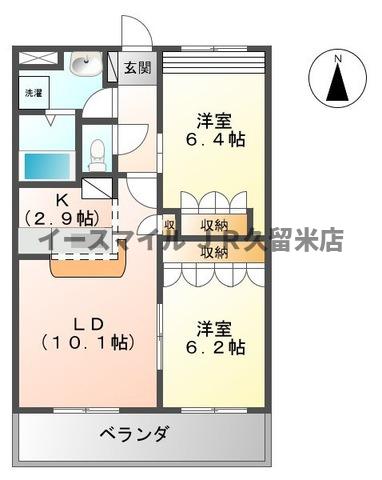 エスポアハイツの間取り