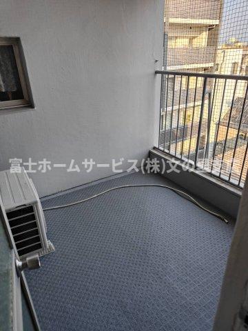 【大阪市阿倍野区王子町のマンションのバルコニー】