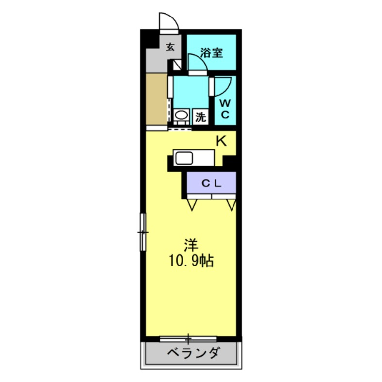 第１０タツミビル西館の間取り