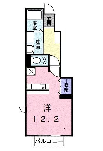 サンライズ芳川IIの間取り