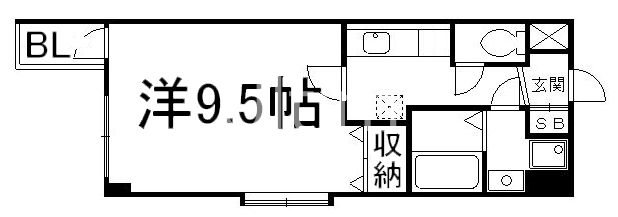 リエゾン四条の間取り