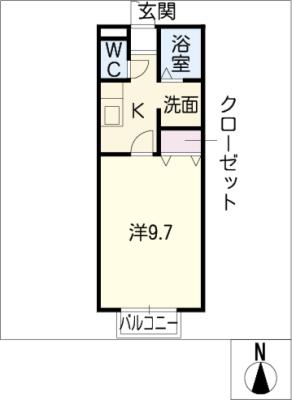 モンターニュ高岡の間取り