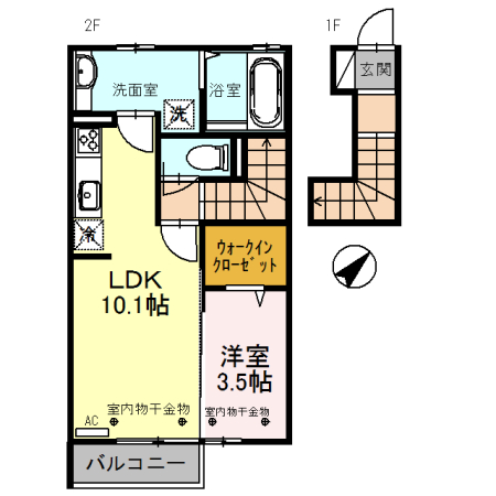 グラン ストリーツ　Cの間取り