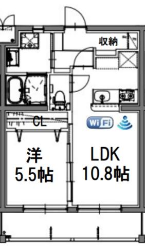 シャウレー小松の間取り