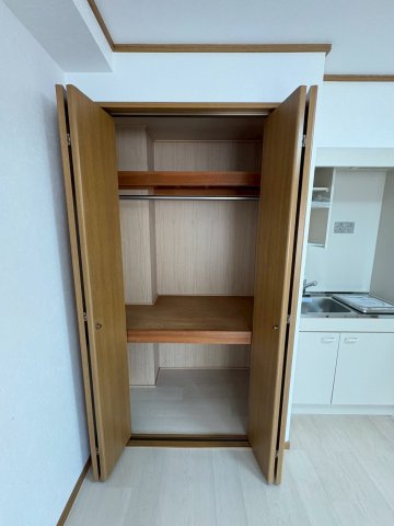 収納　十分な収納スペースがあります