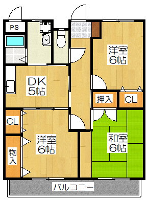 コーポ塚本の間取り
