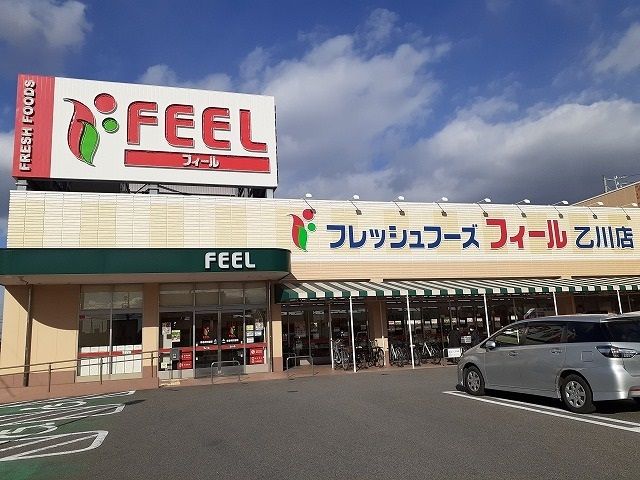 スーパー　フィール乙川店（スーパー）まで460m