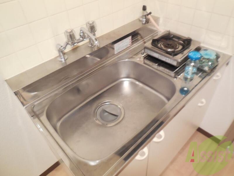 キッチン　ガスコンロ置けるミニキッチン