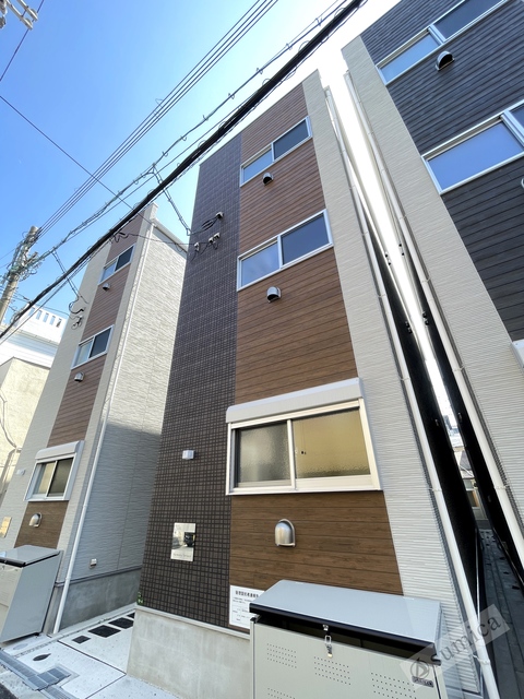 建物外観　新築人気デザイナーズアパート♪