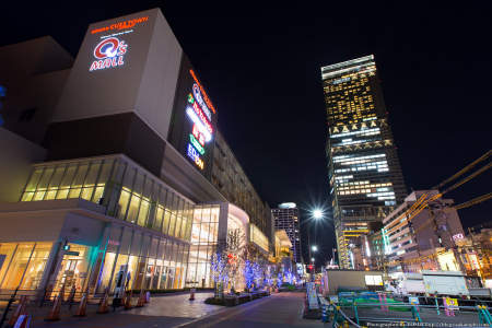 ショッピングセンター　あべのキューズモール（ショッピングセンター）まで341m