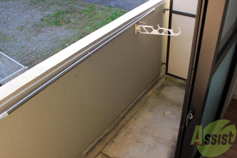 バルコニー　空が広く見えるのは嬉しいですね。