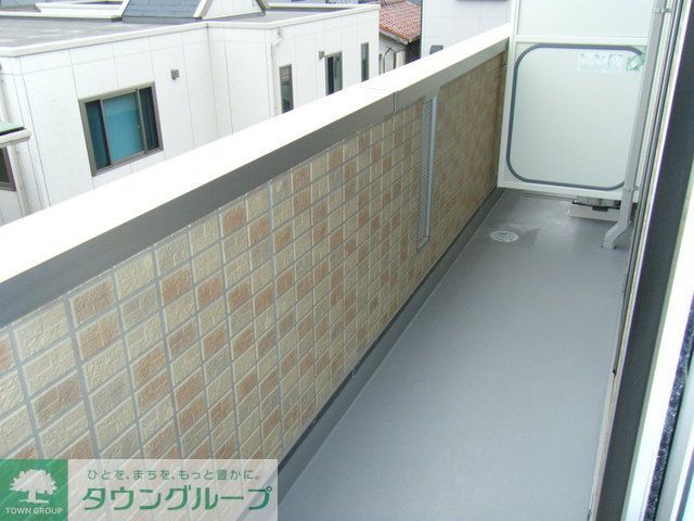 眺望　広々としたバルコニー