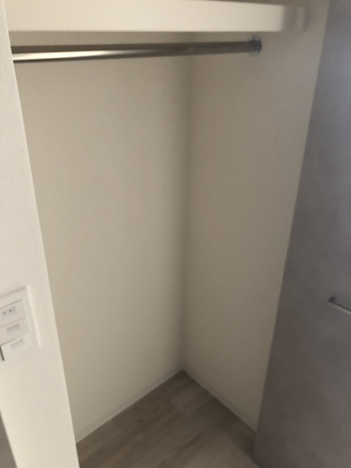 収納　たっぷりとした収納スペースです