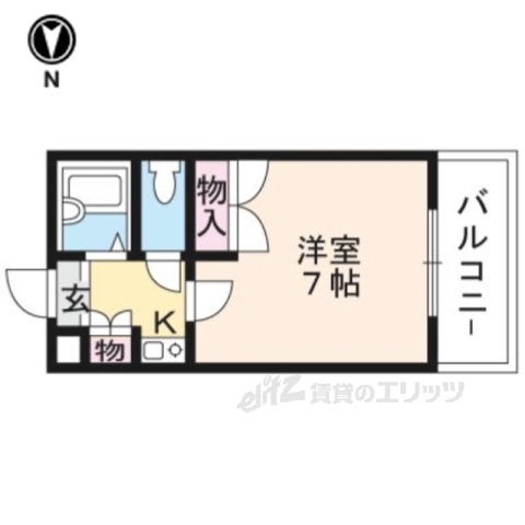 レオパレス東草津の間取り写真