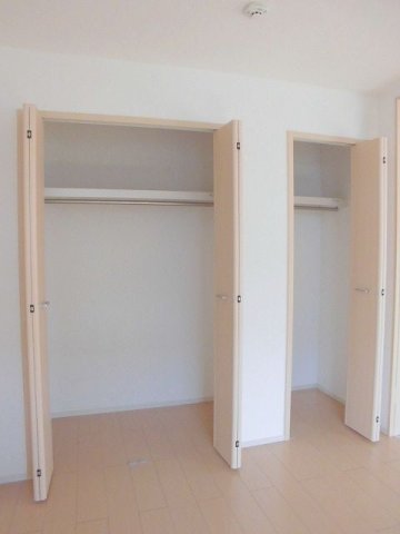 収納　たっぷりとした収納スペースです