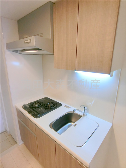 キッチン　2口ガスシステムキッチン