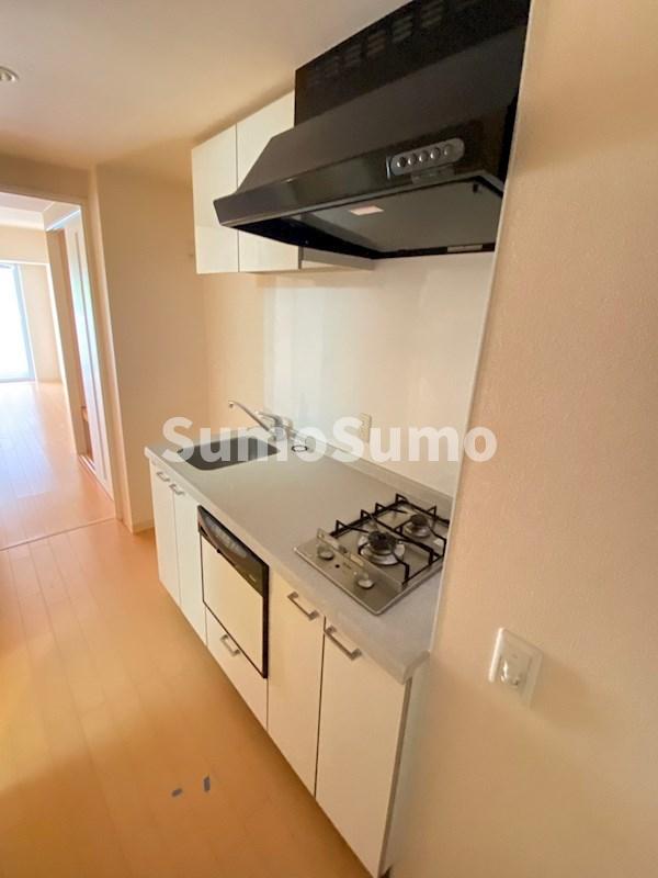 キッチン　コンパクトなキッチンで掃除もラクラク