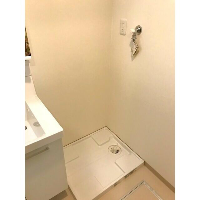 洗面設備　室内洗濯機置き場♪