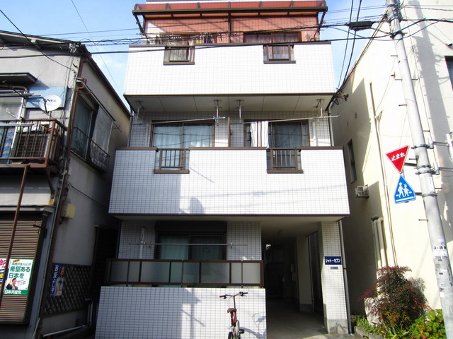 建物外観　タイル貼りのキレイな外観です！