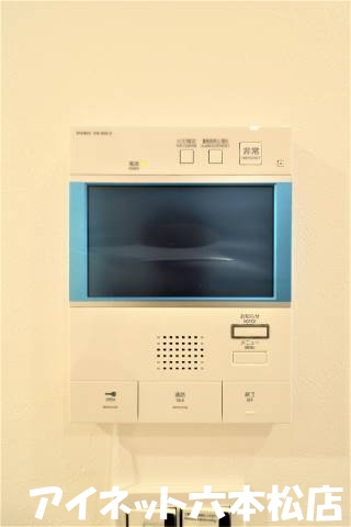 セキュリティ　モニター付きインターホンで安心です