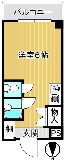 プレジデント横田の間取り写真