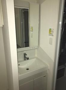 洗面設備　※別部屋の参考写真です。