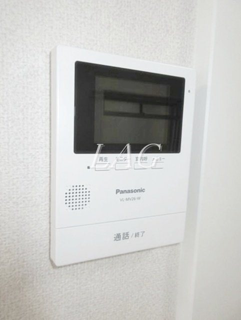 セキュリティ　モニター付きインターフォンです。