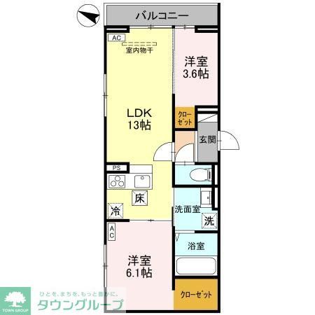 timeless Aの間取り写真