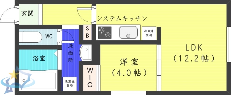 FERIO山鼻の間取り写真