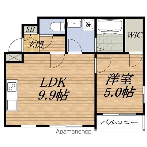 ＪＲ東西線 加島駅 徒歩5分 3階建 築9年の間取り写真