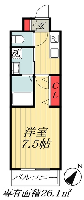 東京メトロ東西線 行徳駅 徒歩4分 10階建 築6年の間取り写真