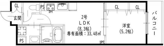クリエオーレ住吉の間取り写真