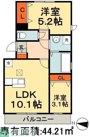 第五スカイマンションの間取り写真