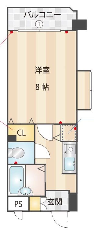 グランメール吉塚の間取り写真
